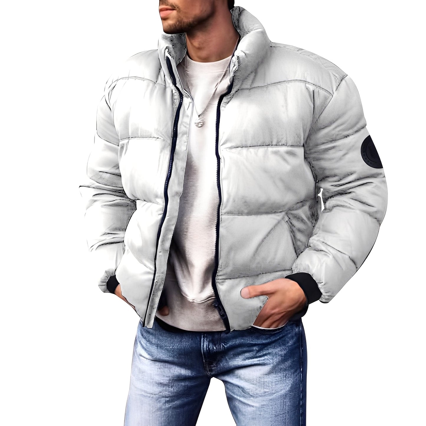 Keaton - Μοντέρνο, επενδεδυμένο μπουφάν για άνδρες