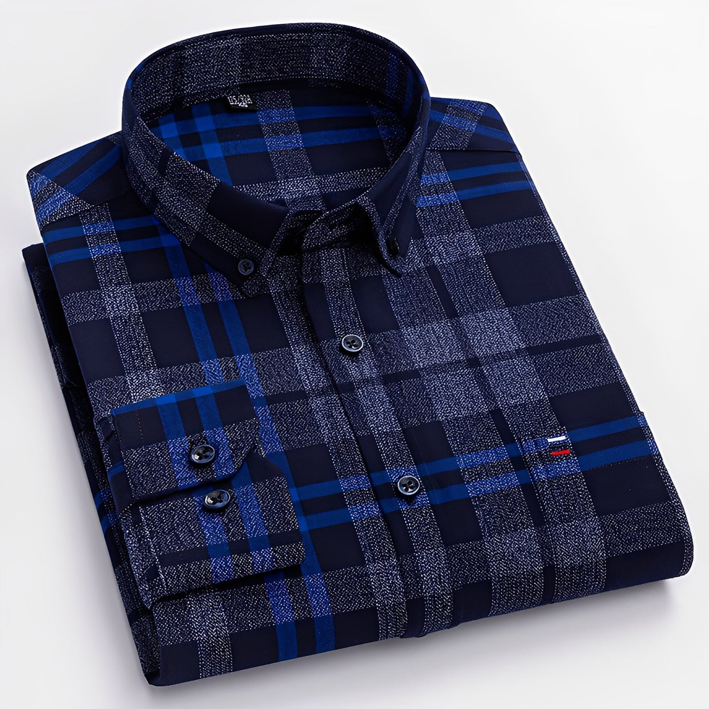 Nikolas - Καθημερινό καρό βαμβακερό πουκάμισο για άνδρες