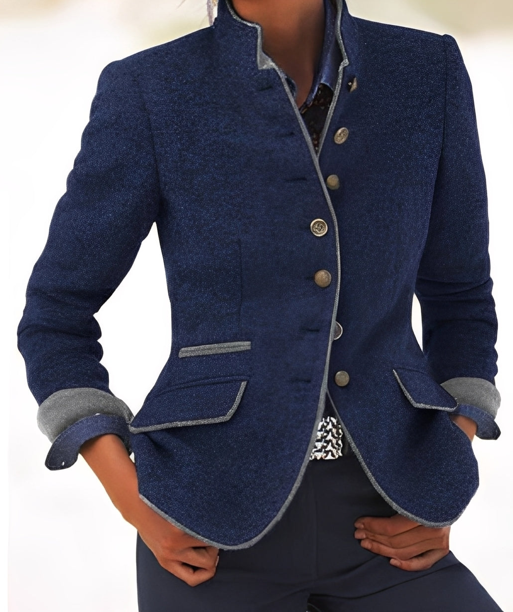 Kaelyn - Μοντέρνο Γυναικείο Μπουφάν Αναψυχής με Τσέπες