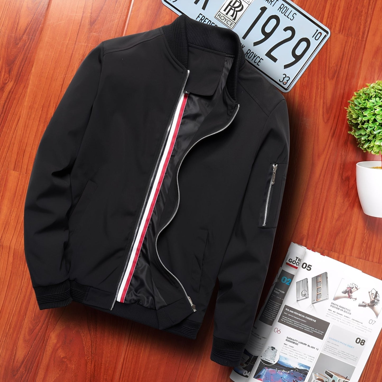 Leonard - Μοντέρνες Μπόμπερ Ζακέτες για Άνδρες