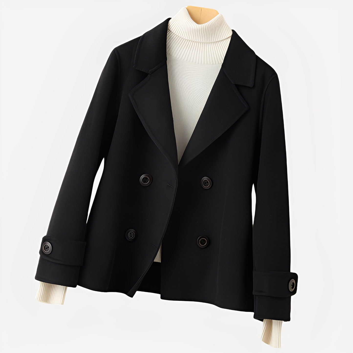 Sofia - Κομψό κοντό σακάκι κασμίρ για γυναίκες