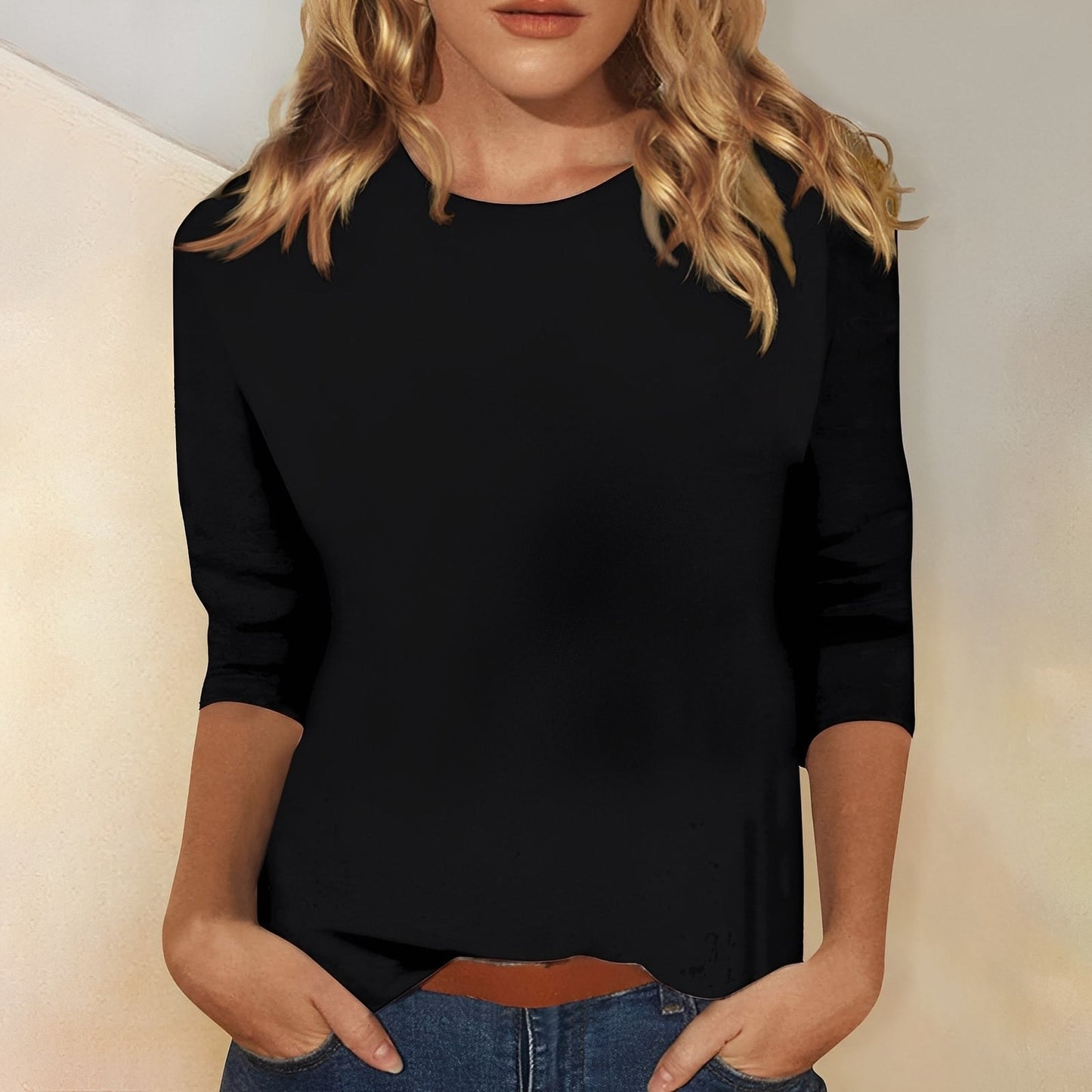 Louisa - Απλό, εύκολο γυναικείο μακρυμάνικο μπλουζάκι