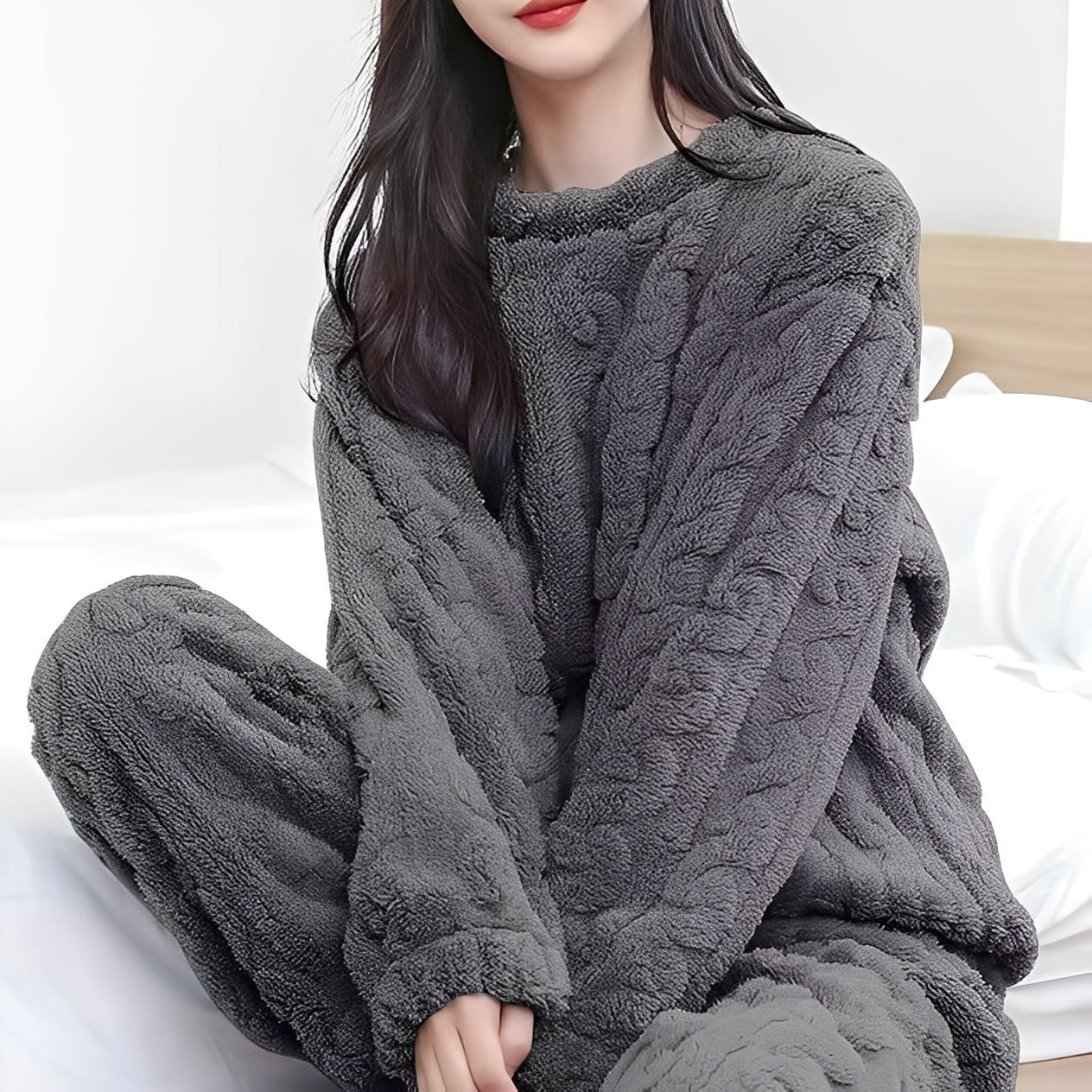 Kilie - Άνετο και βολικό δίμερές σετ fleece για γυναίκες