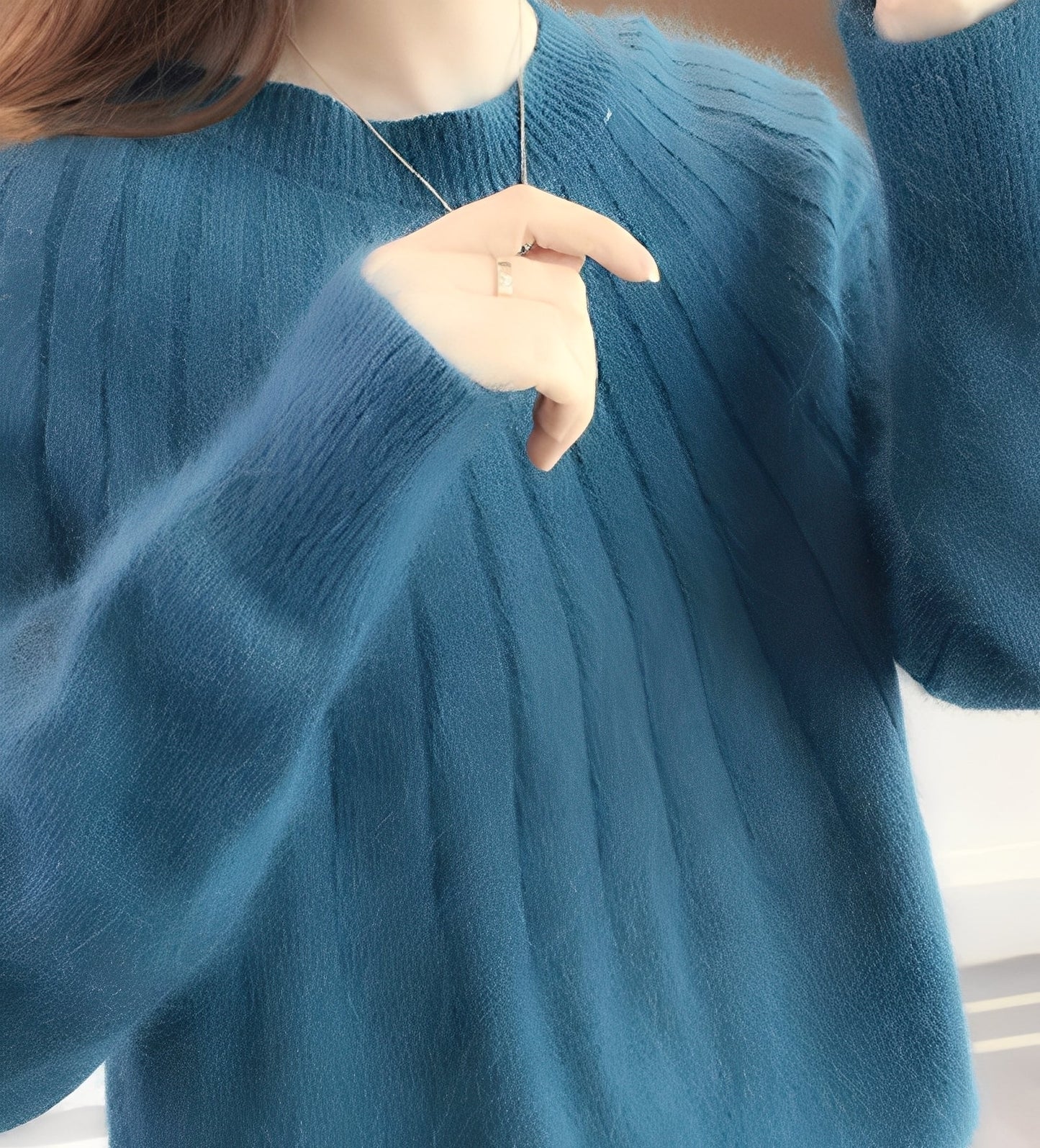 Josslyn - Κομψό, άνετο κασμιρένιο πουλόβερ για γυναίκες