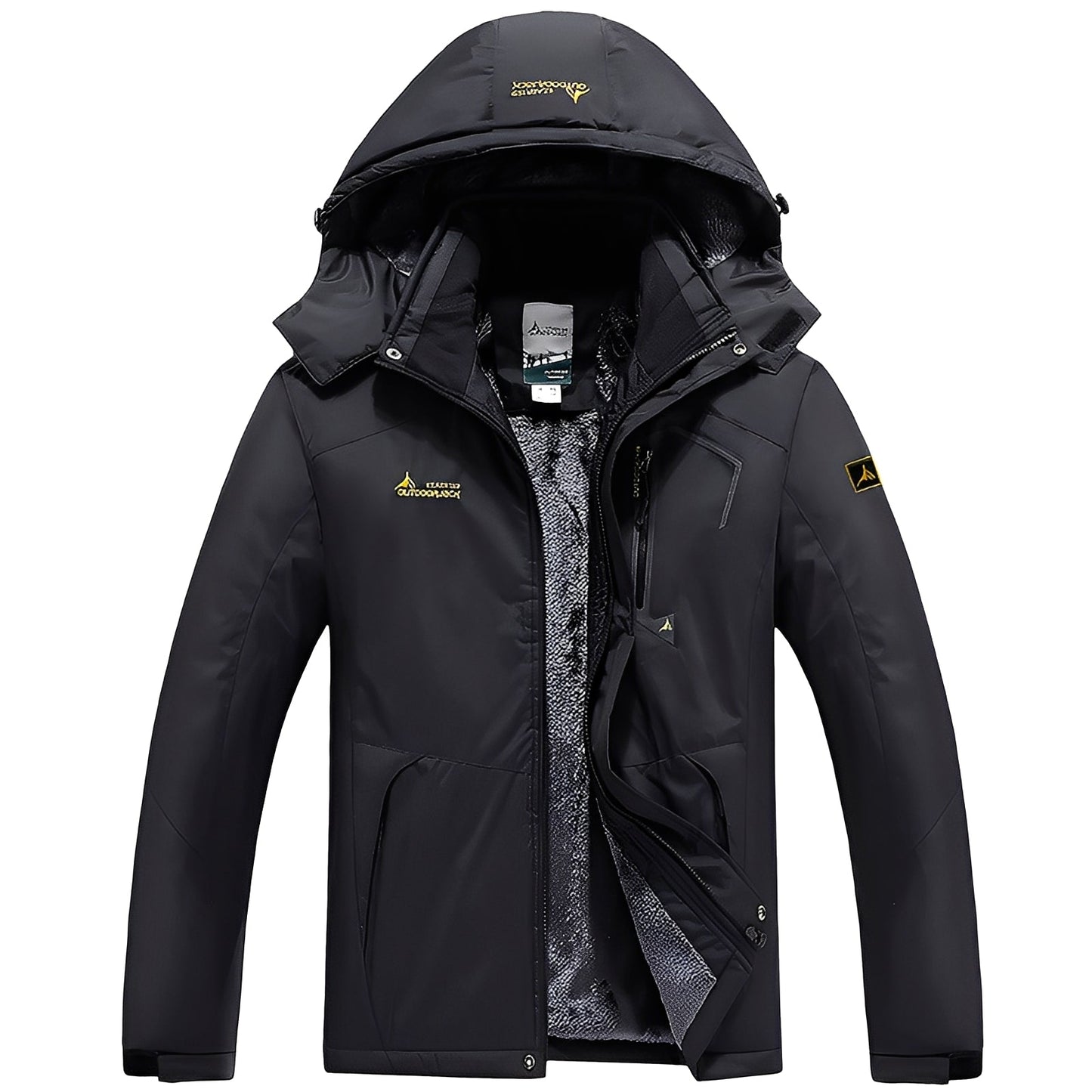 Heather - Μοντέρνα, με φλις επένδυση χειμερινή ζακέτα για γυναίκες