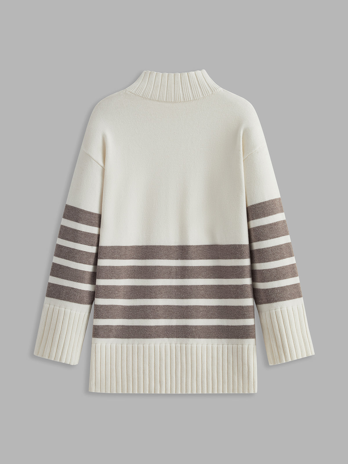 Colette – Ριγέ Mock-Neck-Pullover
