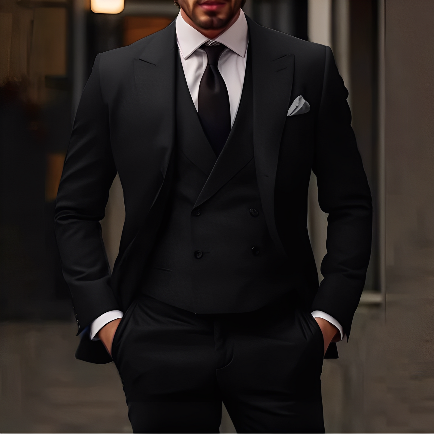 Darrel - Ανδρικό επίσημο χαλαρό κοστούμι