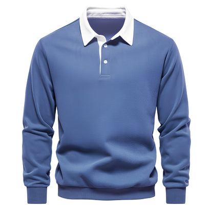 Shelton - Ανδρικό καθημερινό μακρυμάνικο πόλο πουκάμισο