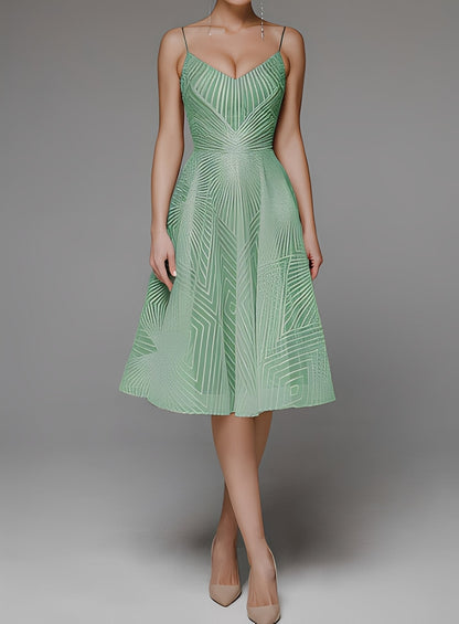 Anabelle - Κομψό, χωρίς μανίκια φόρεμα με λεπτούς ιμάντες για γυναίκες