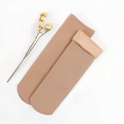 Marina - Unisex Παχιές Κάλτσες από Βελούδο