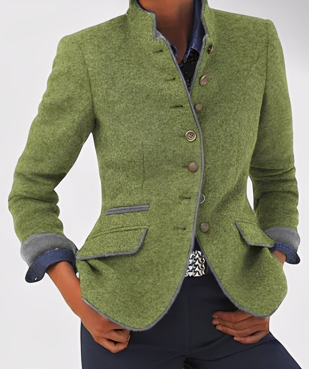 Kaelyn - Μοντέρνο Γυναικείο Μπουφάν Αναψυχής με Τσέπες