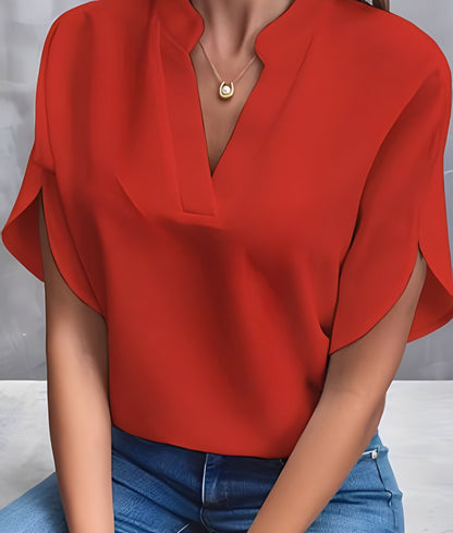 Chantelle - Απλή μπλούζα με V-λαιμόκοψη για γυναίκες
