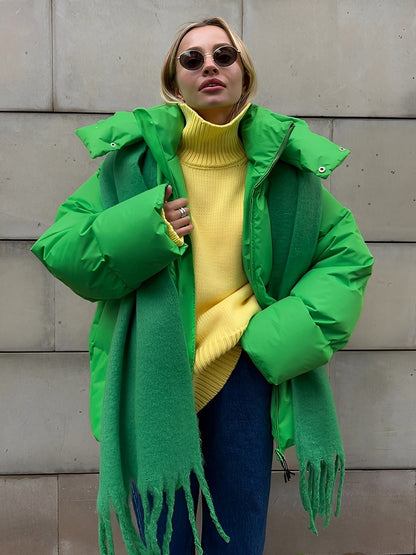 Loreen - Ζεστή, με φόδρα, χαλαρή γυναικεία ζακέτα