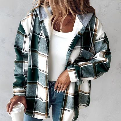 Briana - Καθημερινή, ζεστή ζακέτα με κουκούλα για γυναίκες