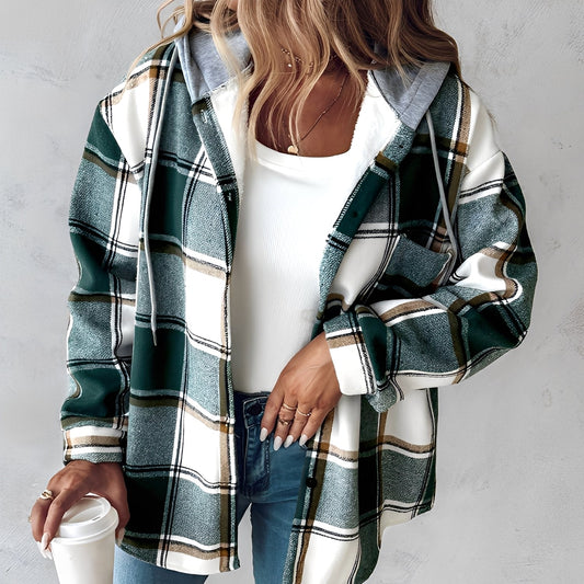 Briana - Καθημερινή, ζεστή ζακέτα με κουκούλα για γυναίκες