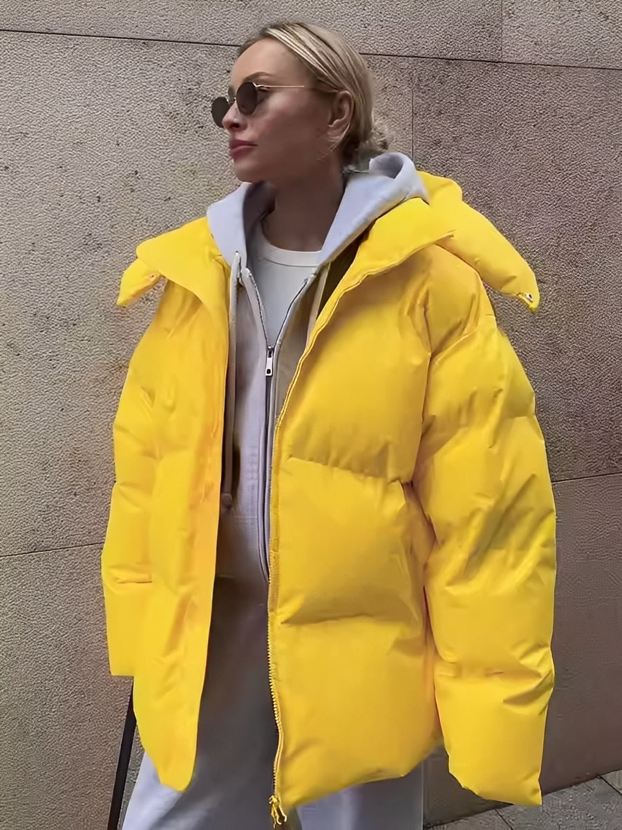 Loreen - Ζεστή, με φόδρα, χαλαρή γυναικεία ζακέτα