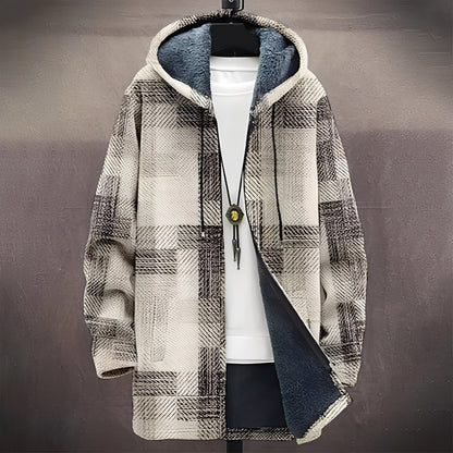 Wiley - Εντυπωσιακό, πολυλειτουργικό ανδρικό παλτό με εκτύπωση