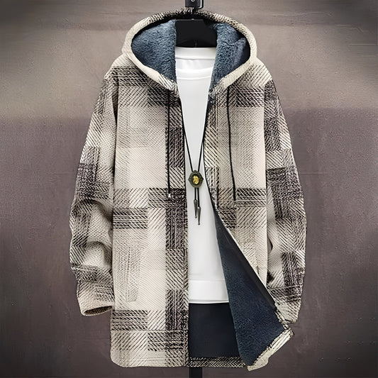 Wiley - Εντυπωσιακό, πολυλειτουργικό ανδρικό παλτό με εκτύπωση