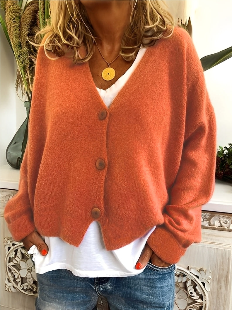 Deena - Χαλαρή, ζεστή, άνετη ζακέτα για γυναίκες