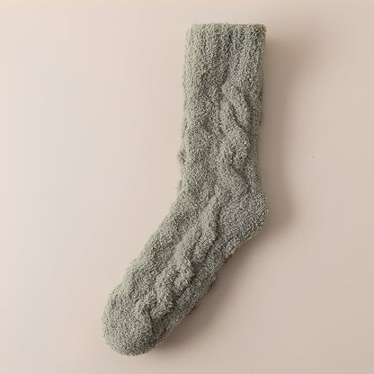 Neely - Unisex κάλτσες από ζεστό fleece βελούδο