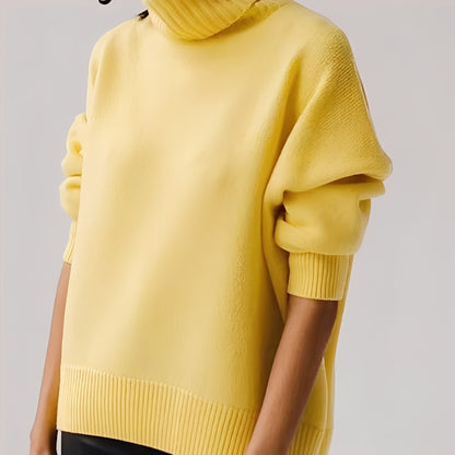 Sharon - Γυναικείο καθημερινό χαλαρό πουλόβερ