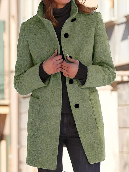 Michele - Μάλλινο Παλτό με Αντιανεμική Προστασία για Γυναίκες