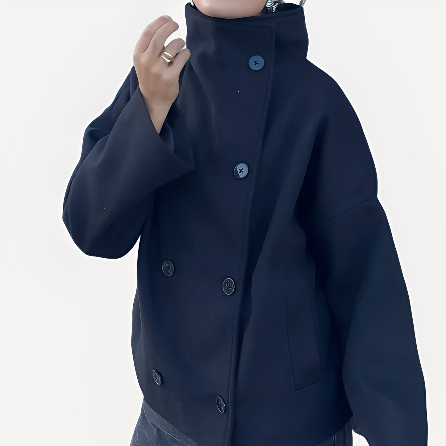 Carolyn - Κομψό μονόκουμπο μάλλινο σακάκι για γυναίκες