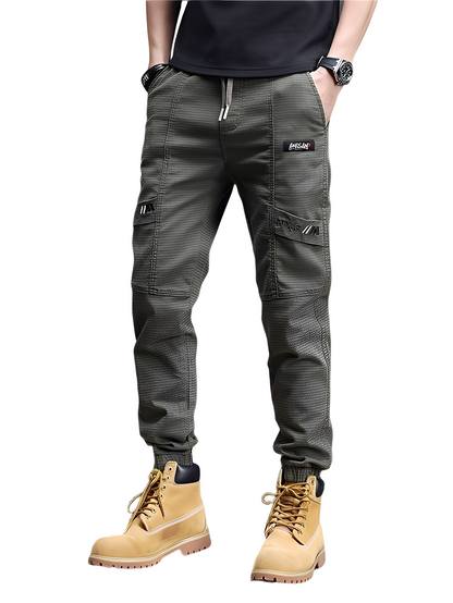 Alvin - Μοντέρνο Ελαστικό Παντελόνι Τζόκινγκ με Κορδόνι για Άνδρες