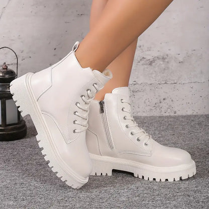 Keelin – Μπότες πλατφόρμα με γούνα