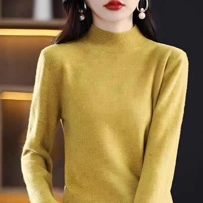 Natille - Άνετο γυναικείο κασμιρένιο πουλόβερ από μαλλί