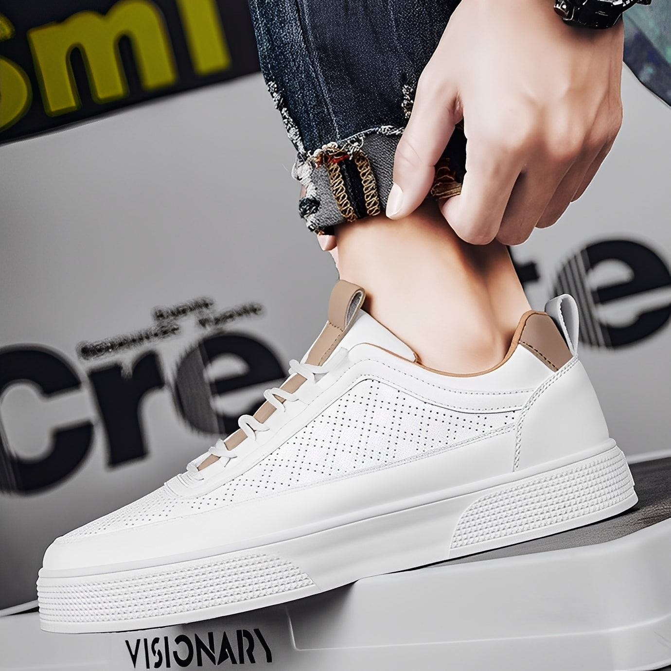 Dennis - Άνετα, ανθεκτικά Sneakers για Άνδρες