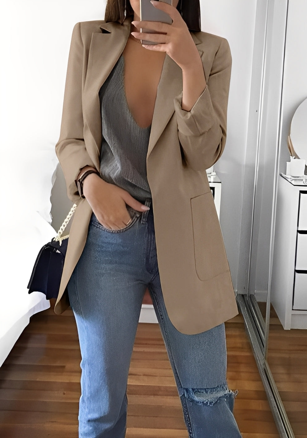 Stephanie - Μοντέρνο, στενό σακάκι για γυναίκες
