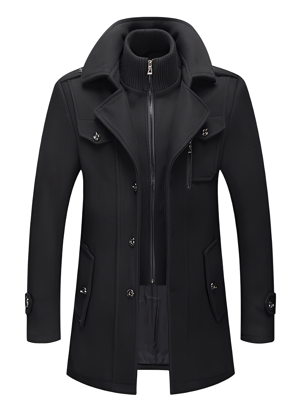 Philip - Μοντέρνα καμπαρντίνα με τσέπες για άνδρες