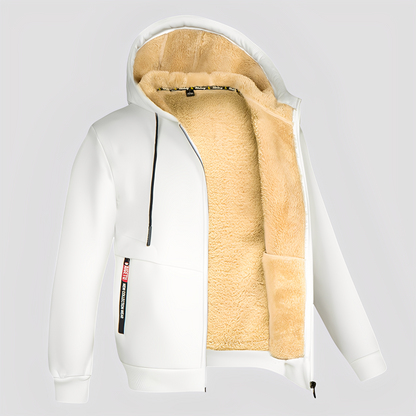 Waldo - Απλό, φλις φούτερ hoodie για άνδρες