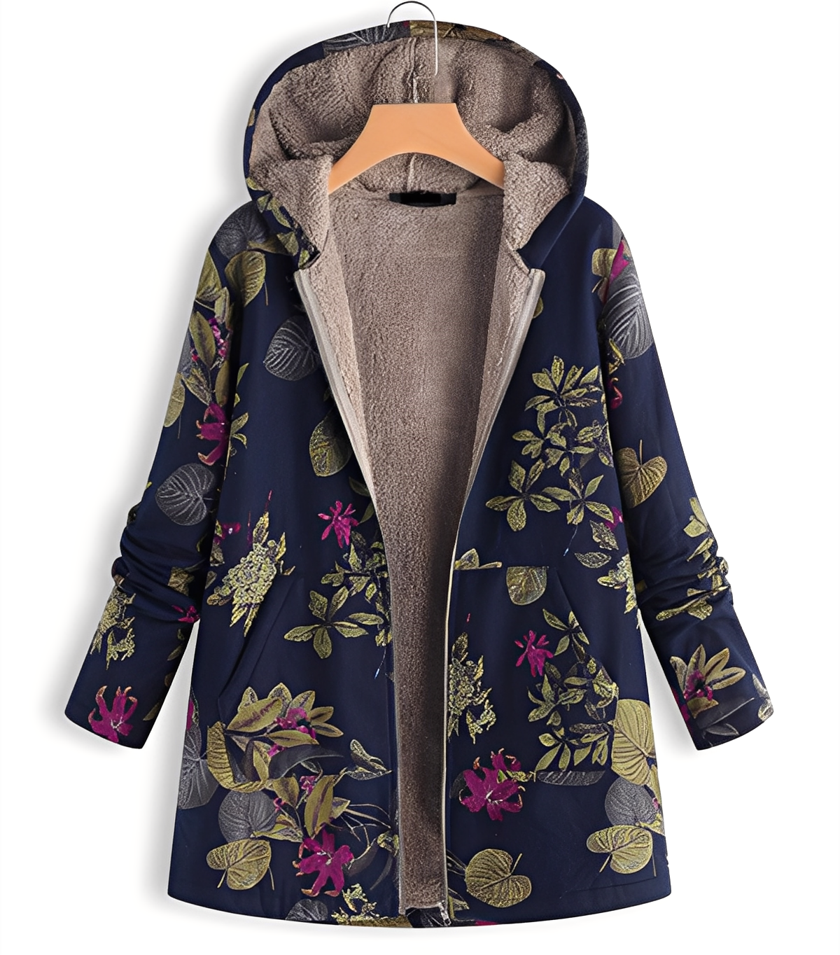 Jaslene - Κλασική, παχιά και ζεστή γυναικεία παρκά-τζάκετ