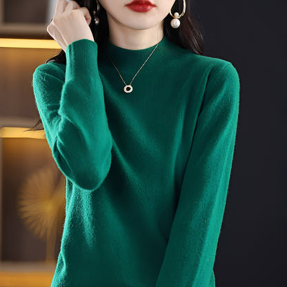 Natille - Άνετο γυναικείο κασμιρένιο πουλόβερ από μαλλί