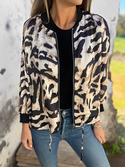 Ryana - Στιλάτο γυναικείο μπουφάν με φερμουάρ