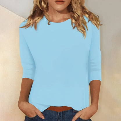 Louisa - Απλό, εύκολο γυναικείο μακρυμάνικο μπλουζάκι