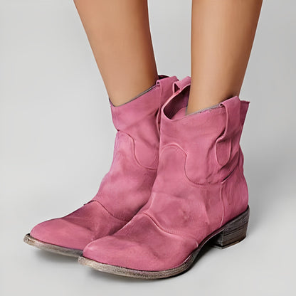 Margaret - Καθημερινά Δερμάτινα Μποτάκια για Γυναίκες