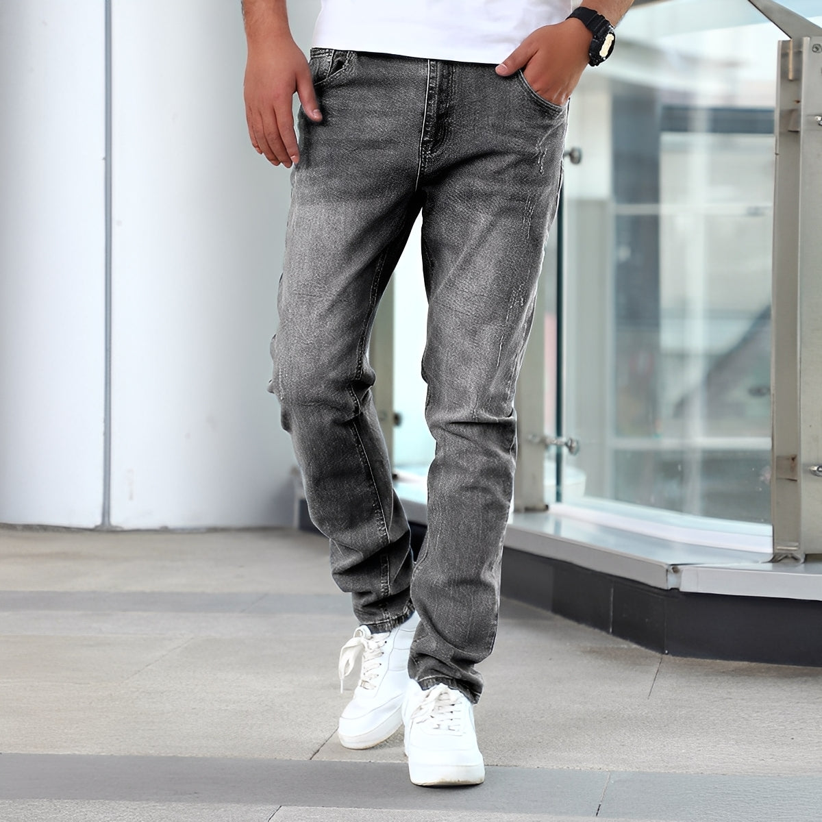 Winfred - Στυλάτα Stretch-Skinny-Jeans για Άνδρες