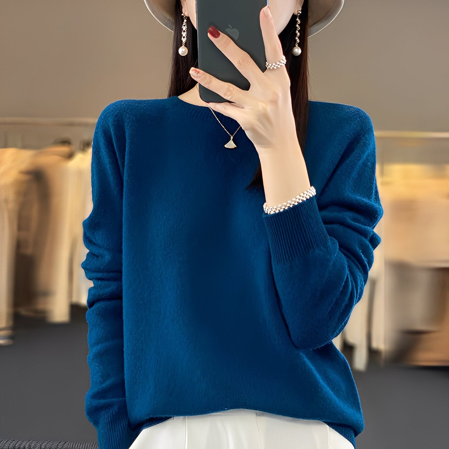 Cheyanne - Κομψό γυναικείο πουλόβερ από κασμίρ