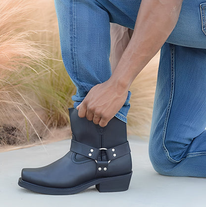 Elsdon - Κλασικές μίνι δερμάτινες μπότες για άνδρες