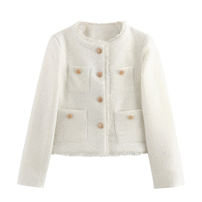 Racquel - Μοντέρνο Μάλλινο Μπουφάν για Κυρίες