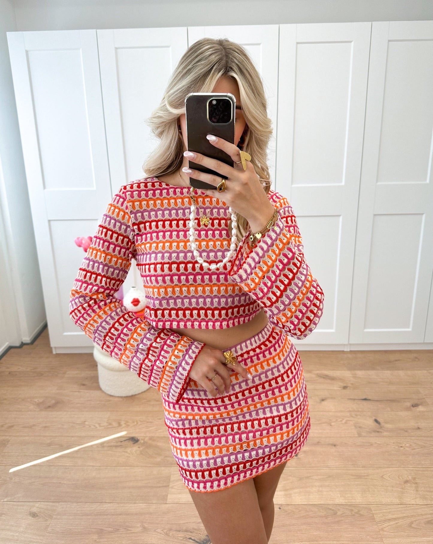 Giada – Σετ Crop Top και Μίνι Φούστα