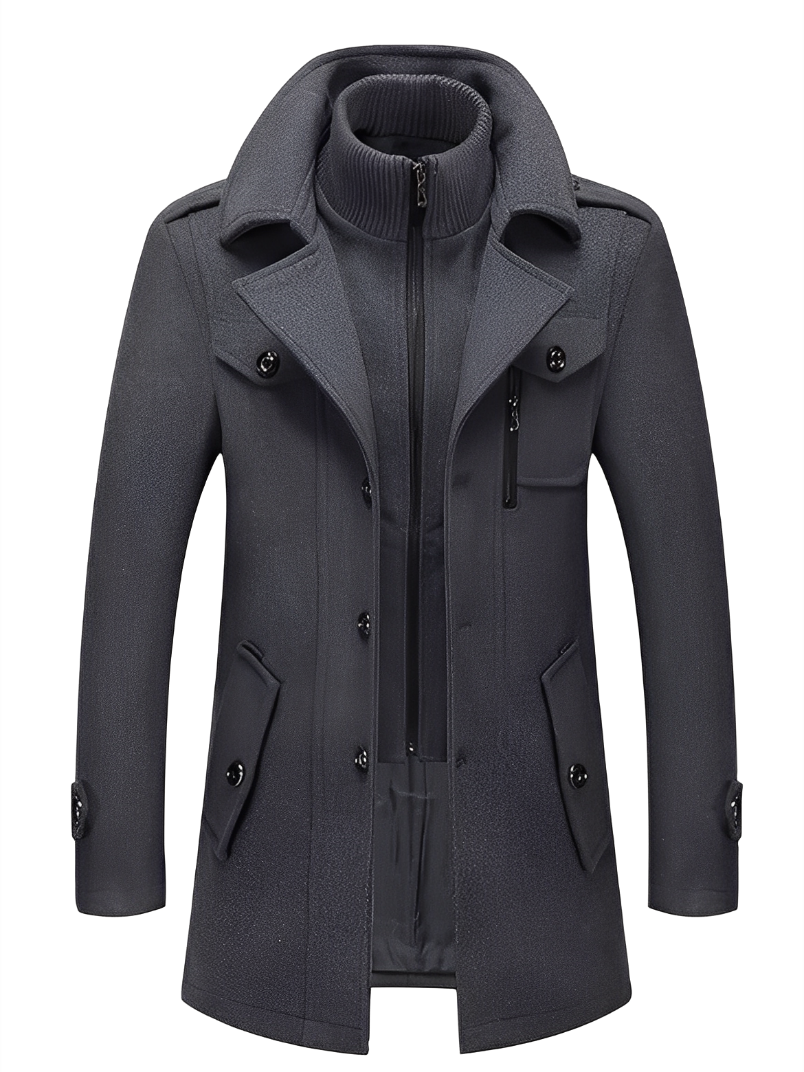 Philip - Μοντέρνα καμπαρντίνα με τσέπες για άνδρες