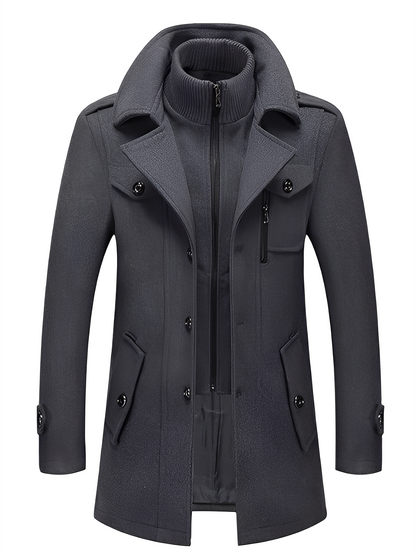 Philip - Μοντέρνα καμπαρντίνα με τσέπες για άνδρες