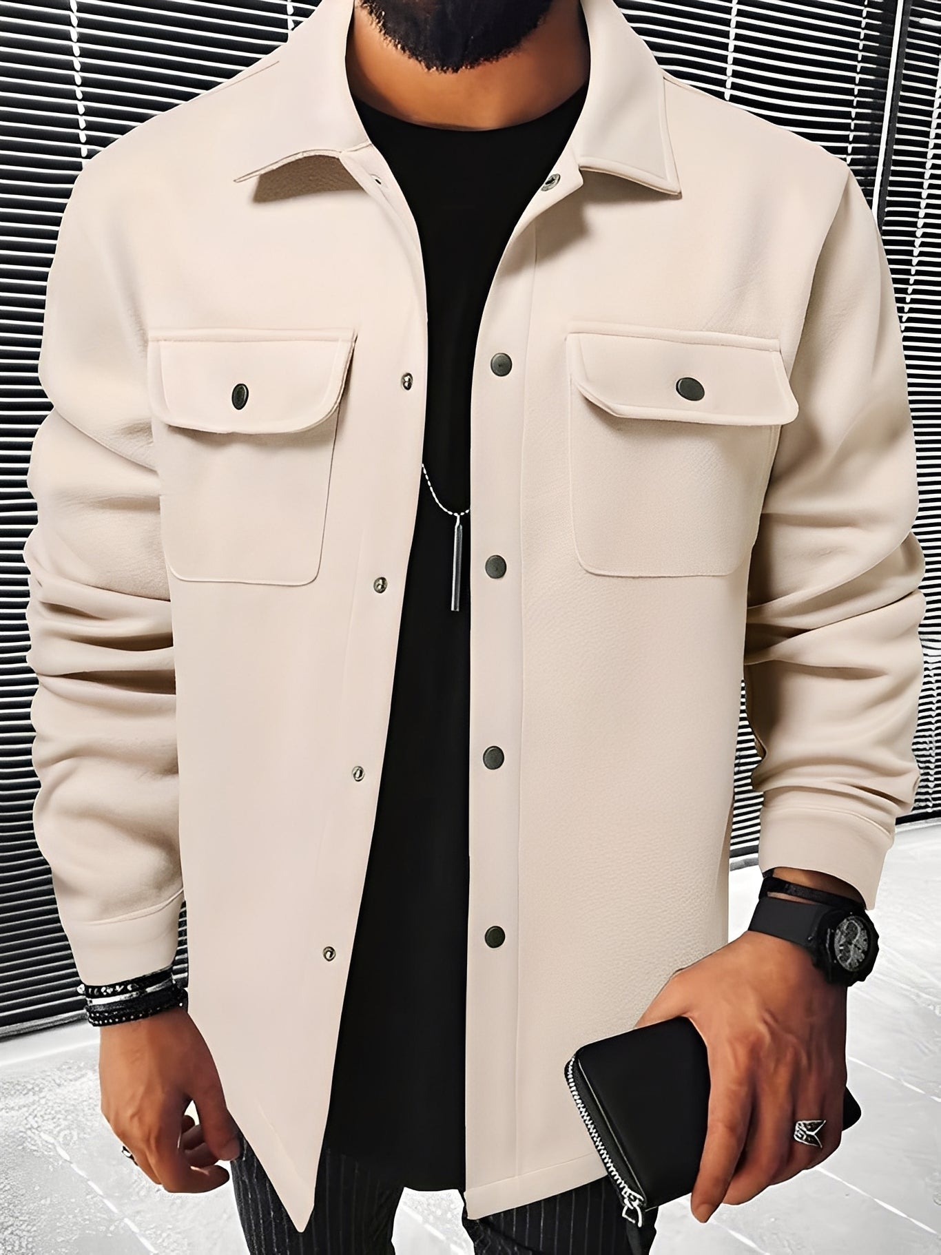 Clinton - Μοντέρνο σακάκι με τσέπες για άνδρες