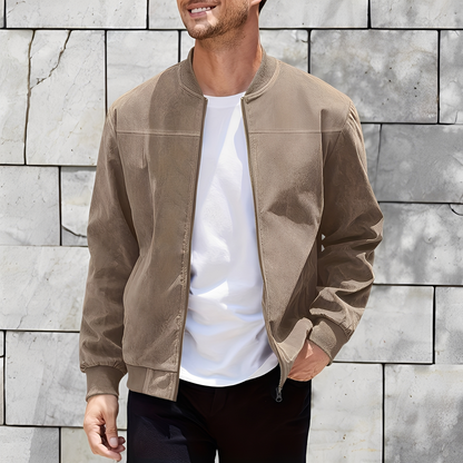 Easton - Κλασική, κομψή δερμάτινη ζακέτα για άνδρες