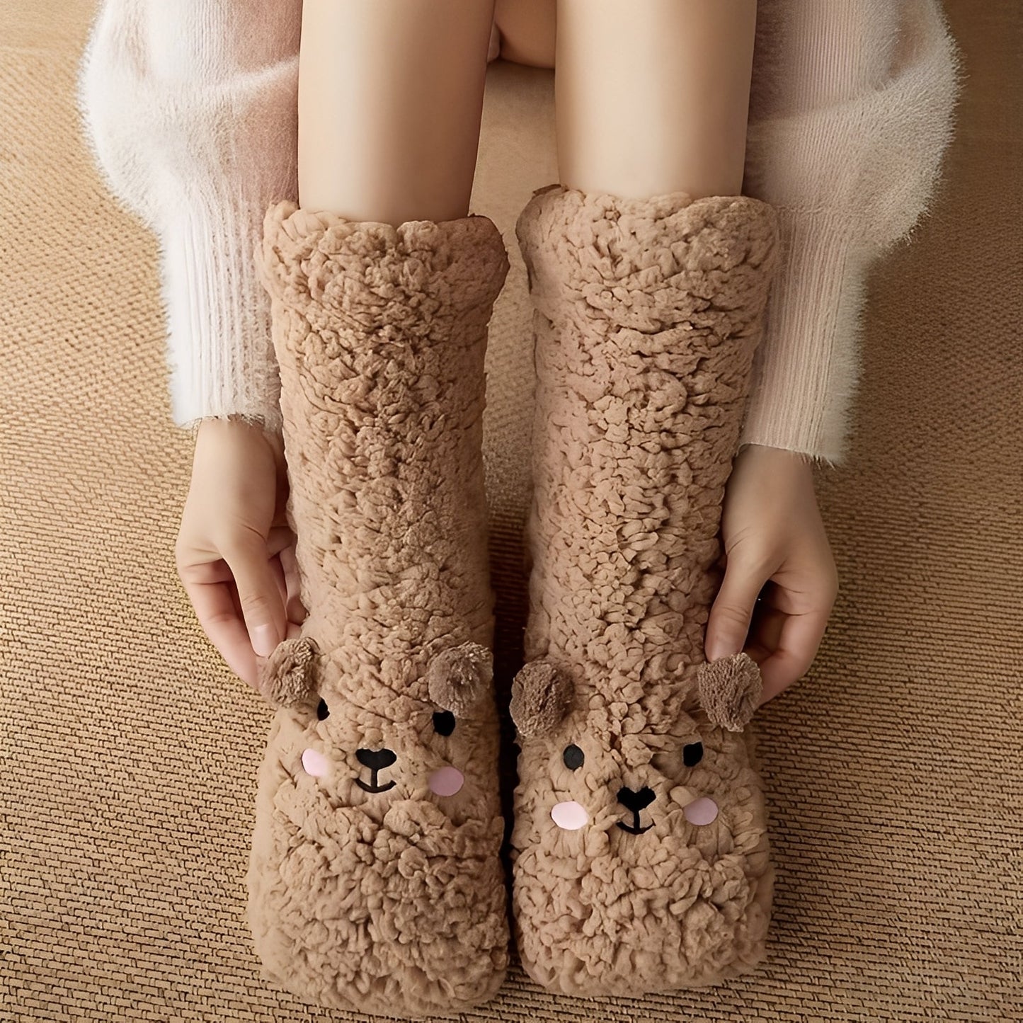 Caelie - Μοντέρνες, χαριτωμένες, παχιές κάλτσες fleece για γυναίκες