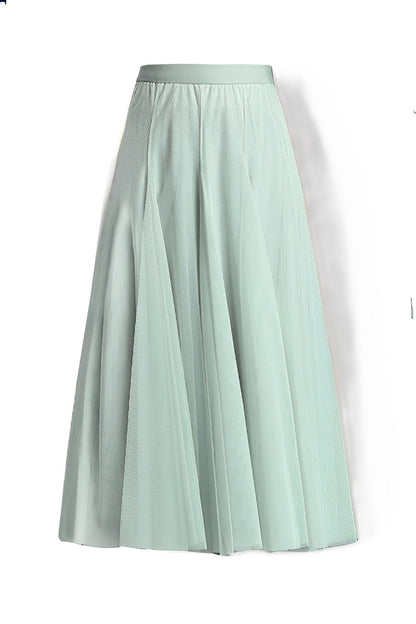 Maleah – Πλισέ μίντι φούστα από δίχτυ